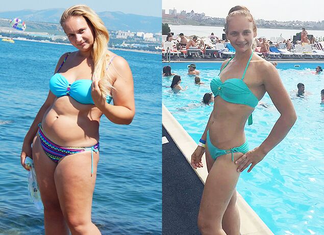 Experiencia de tomar a dieta Keto de Veronica desde Varsovia, antes e despois das fotos