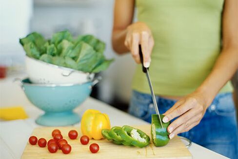 Verduras dietéticas de Ducan