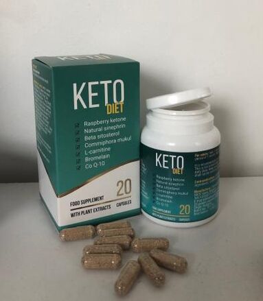 foto de cápsulas Keto Diet, experiencia de tomar o produto
